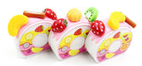 Cărucior pentru copii cu produse de patiserie, înghețată și accesorii (43 bucăți)