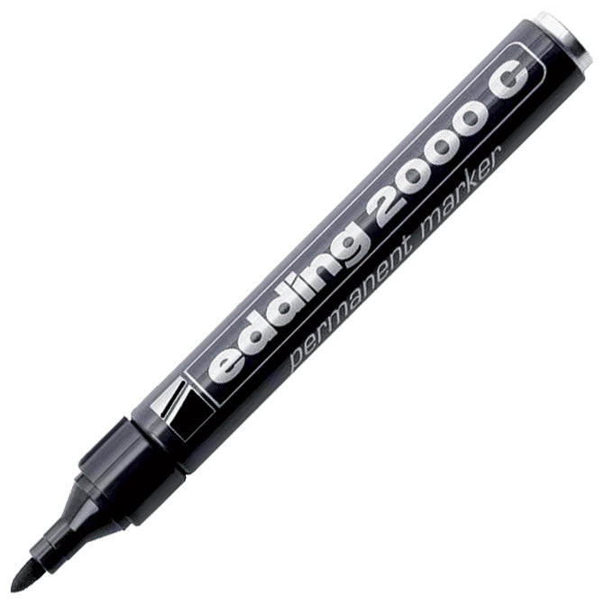 Permanentni marker 1,5-3mm okrogla konica Edding 2000C črna