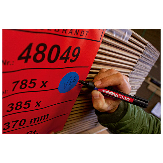 Marker permanentni 1-5mm klinasti vrh edding 330 crveni
