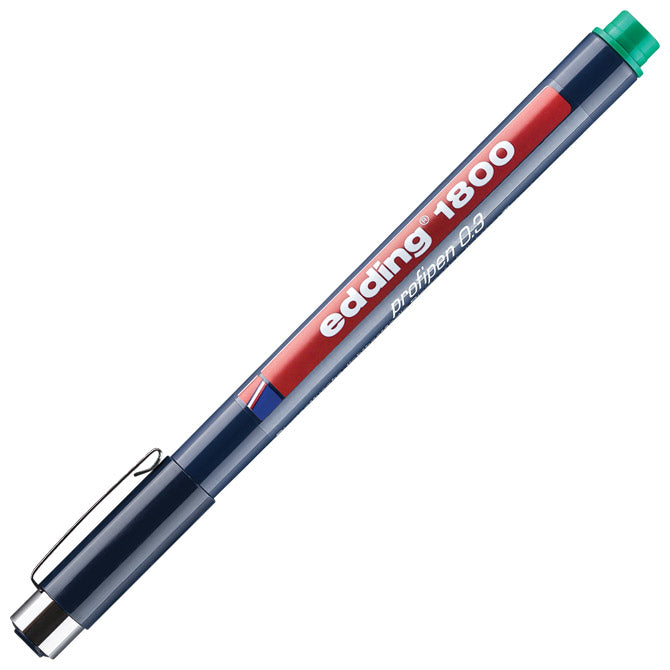 FLOMASTER ZA TEHNIČKO CRTANJE PROFIPEN 0,3MM EDDING 1800 ZELENI