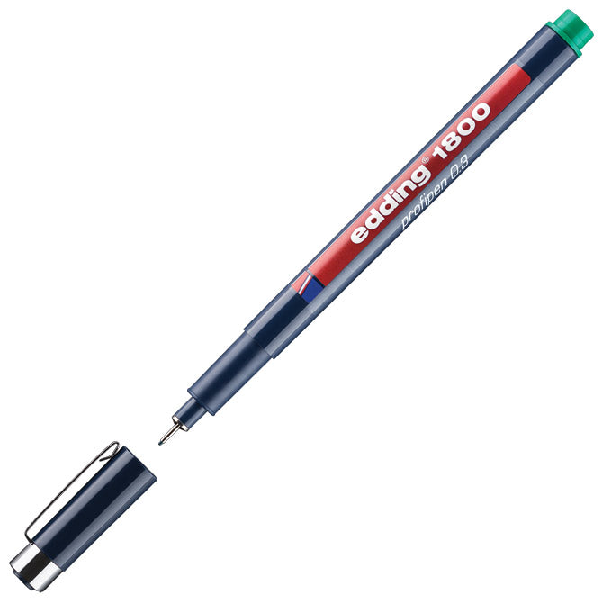 TEHNIČNI FLOMASTER PROFIPEN 0,3MM EDDING 1800 ZELENI