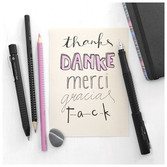 OLOVKA KEMIJSKA GRIP 2011 CLASSIC FABER-CASTELL 144187 MAT CRNA