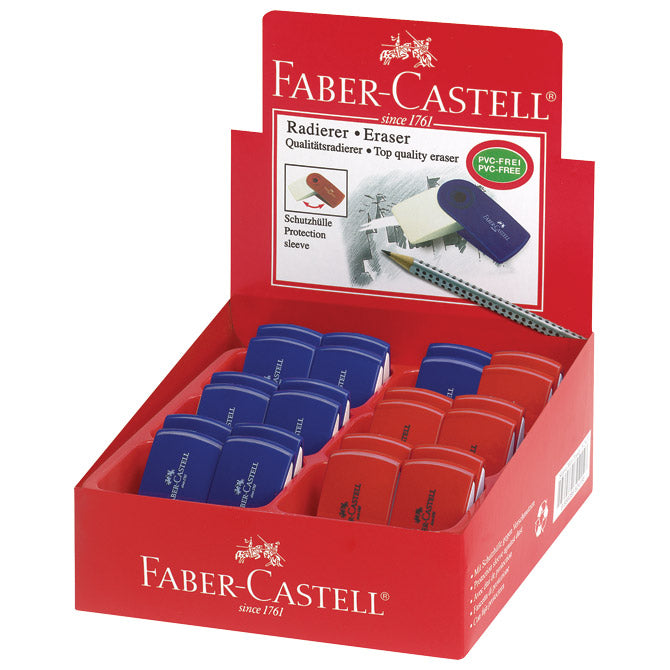 PLASTIČNA GUMICA SLEEVE MINI FABER CASTELL 182411 BELA/RAZPOREJENO