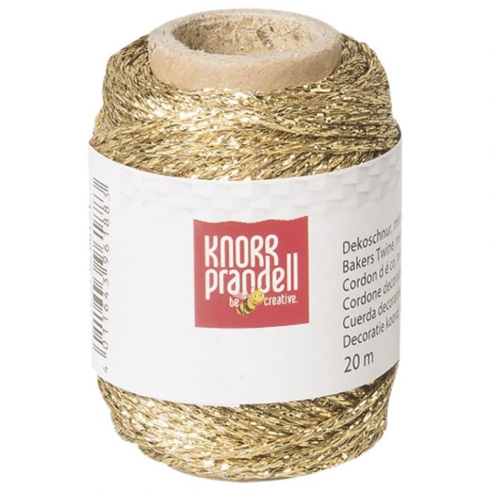 ŠPAGA UKRASNA METALIK FI-1,5 MM/20M KNORR PRANDEL 21-6266171 ZLATNA
