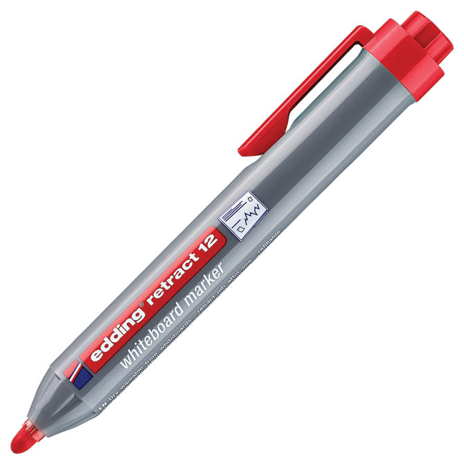 MARKER ZA BELO TABLO 1,5-3MM EDDING RETRACT 12 RDEČI
