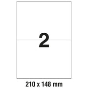 Nalepke ILK 210x148mm pk100L Zweckform 3655