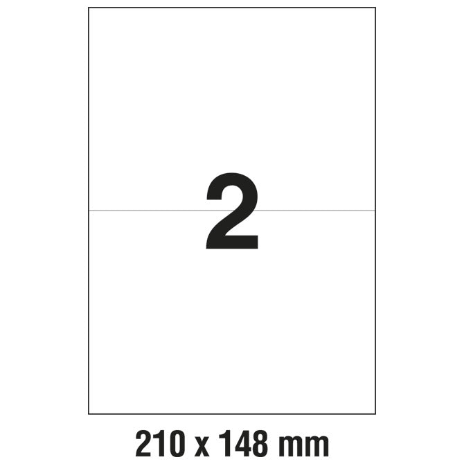Nalepke ILK 210x148mm pk100L Zweckform 3655