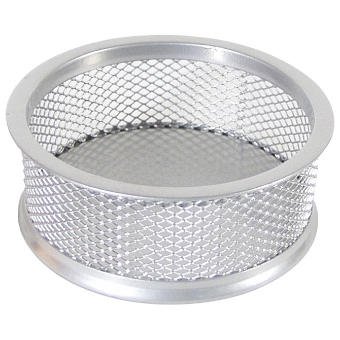 čaša za spajalice metalna žica fi-9,5xh-3,2cm ld01-199 fornax srebrna