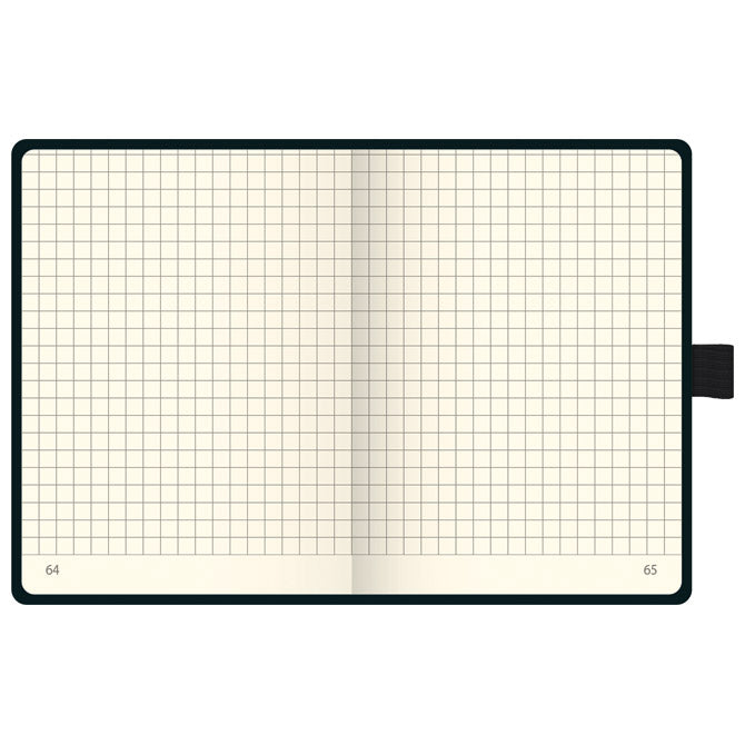 NOTES A6 KARO 96L ŠAMOA 80G S GUMICOM KOMPAGNON BRUNNEN 10-55218-05 CRNI