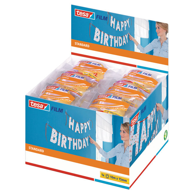 Lepilni trak 15mmm tesafilm tesa 57380 prozoren