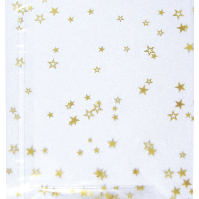 VREĆICE UKRASNE CELOFAN 14X23CM SA ZVJEZDICAMA PK10 HEYDA 20-30892 52 PROZIRNE