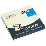 SAMOLEPILNI BLOK "Z" 75X75MM 100L GLOBAL NOTES 5644-01 RUMENI