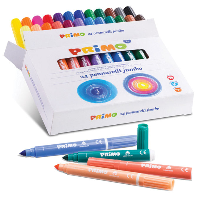 FLOMASTER ŠKOLSKI  24BOJE PRIMO JUMBO CMP.604JUMBO24 BLISTER