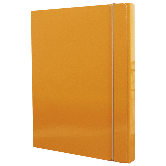 MAPA Z GUMICO HRBET-30MM A4 KARTON FORNAX ORANŽNA
