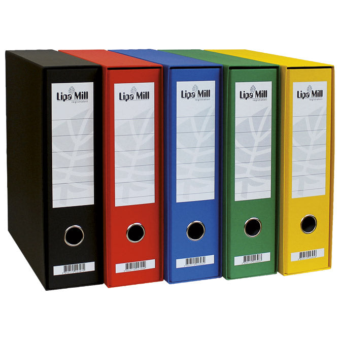 REGISTRATOR A4 ŠIROKI U KUTIJI LIPA MILL 004086 (18628) ŽUTI