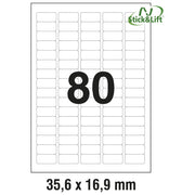 ETIKETE ILK  35,6X16,9MM ODLJEPLJIVE PK25L ZWECKFORM L4732REV-25