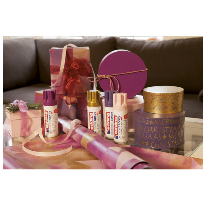 Boja akrilna u spreju 200ml permanentna edding 5200910 mat ljubičasta
