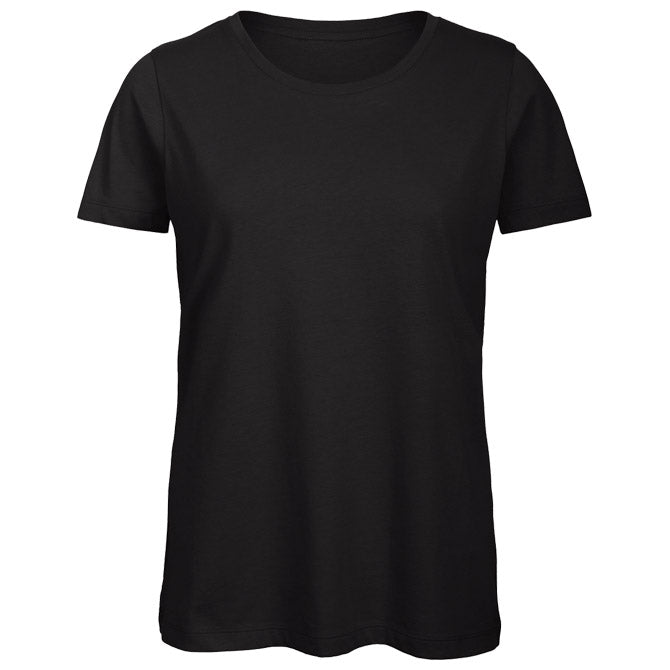 MAJICA KRATKI ROKAVI B&C INSPIRE T/WOMEN 140G ČRNA XS