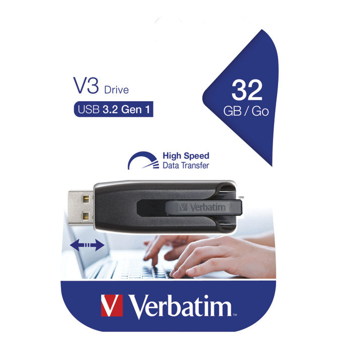 MEMORIJA USB 32GB 3.0 STORE&APOS;N&APOS;GO V3 VERBATIM 49173 CRNA BLISTER
