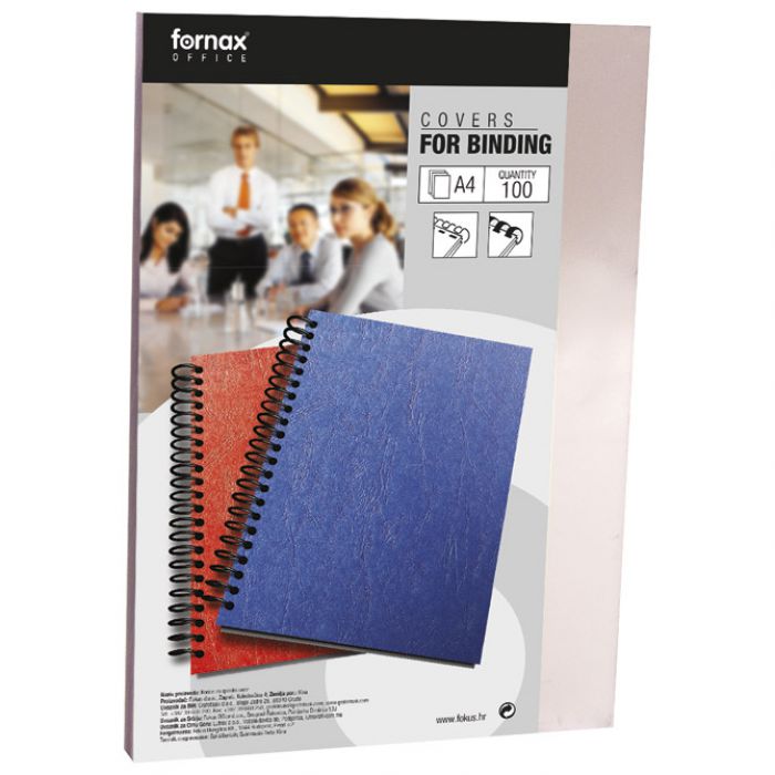 Ovitek za spiralno vezavo 180my pvc a3 pk100 fornax prozoren