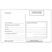 Kuverte b6-bb strip s povratnicom b-32 pk100 fokus