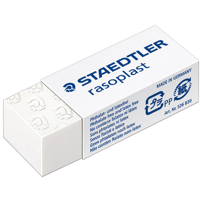GUMICA RASOPLAST STAEDTLER 526 B30 BIJELA-KOMAD