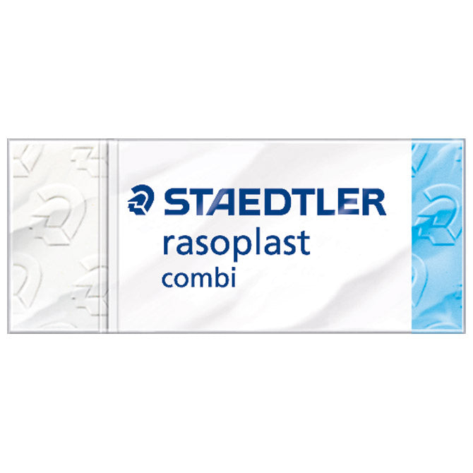 RADIRKA DUO PLASTIČNA STAEDTLER 526 BT30 BELA/MODRA-KOS