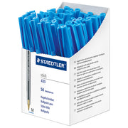 Kemični svinčnik stick 430 m staedtler 430m-3cp5 modra-kos
