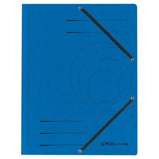 FASCIKL MAPA Z GUMICO KARTON A4 HERLITZ 10843910 MODRA
