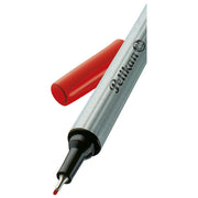 Flomaster fineliner 0,4mm 96f pelikan 943233 rdeči