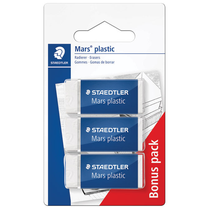 RADIRKA MARS PLASTIC MINI PK3 STAEDTLER 52653ABK3D - 2 PLUS 1 GRATIS