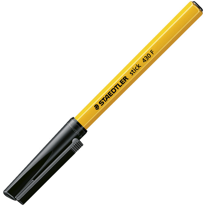 Olovka kemijska stick staedtler 430 f-9 crna