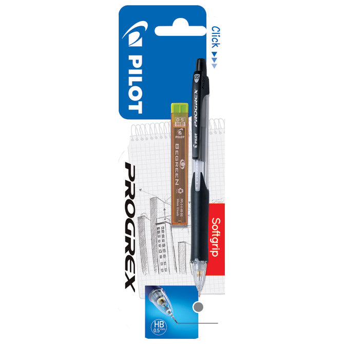OLOVKA TEHNIČKA 0,5 MM GRIP PROGREX PLUS MINA BEGREEN PILOT SORTIRANO BLISTER