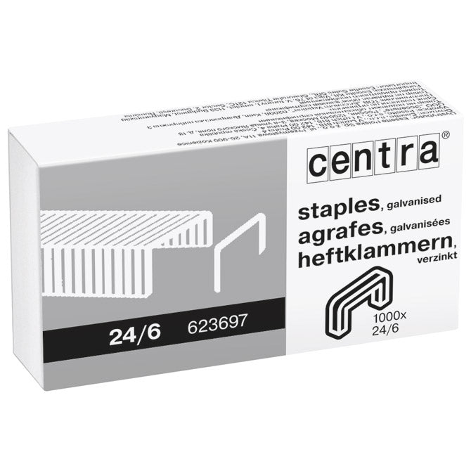 SPONKE STROJNE ŠT.24/6 PK1000 CENTRA ESSELTE 623697