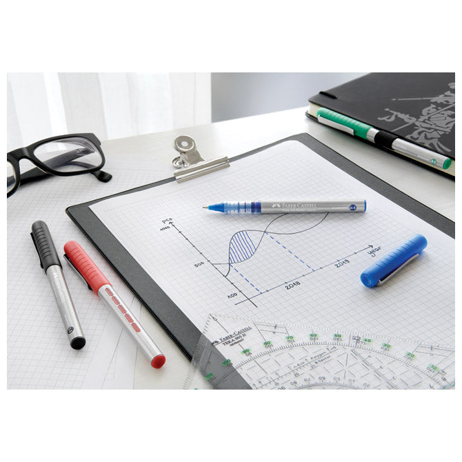 ROLER 0,2 MM MICRO (0,5 MM) FREE INK FABER-CASTELL 348502 CRNI