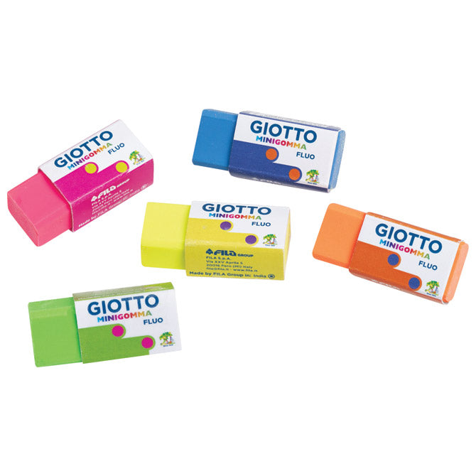 GUMICA MINIGOMMA GIOTTO FILA 2327 SORTIRANO FLUO BOJE