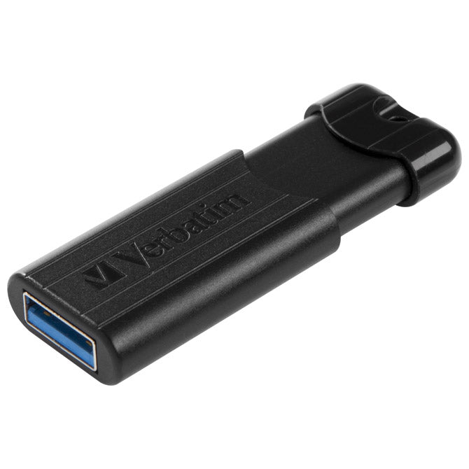 MEMORIJA USB 32GB 3.0 PINSTRIPE VERBATIM 49317 CRNA BLISTER