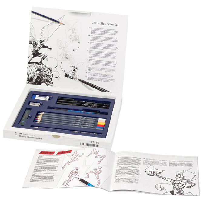 Set crtaći comic ilustration pk15 faber castell 167195