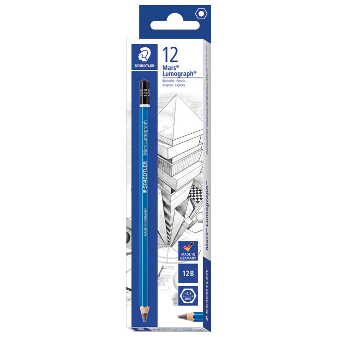 OLOVKA GRAFITNA 12B MARS LUMOGRAPH STAEDTLER 100-12B