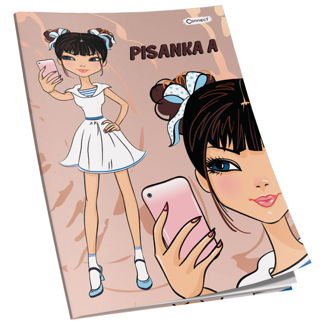 OBRAZAC ŠKOLSKI PISANKA "A" ZA 1RAZRED SOFT PLUS  CONNECT GIRL