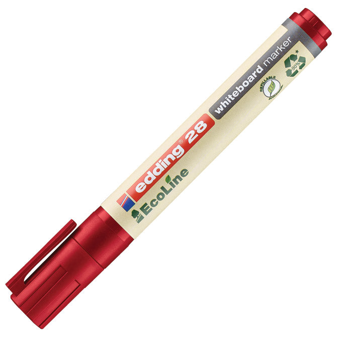 Marker za belo tablo 1,5–3mm ecoline edding 28 rdeč