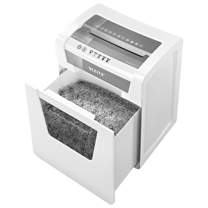 UNIŠTAVAČ DOKUMENTACIJE  10 LISTOVA MICROCUT IQ LEITZ 80020000 BIJELO/SIVI