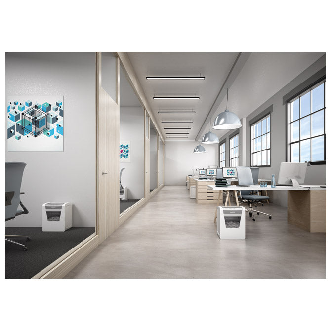 UNIŠTAVAČ DOKUMENTACIJE  10 LISTOVA MICROCUT IQ LEITZ 80020000 BIJELO/SIVI