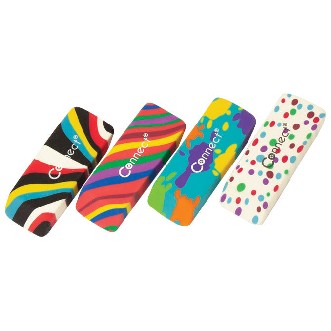 SINTETIČNA GUMICA MULTICOLOR PK4 CONNECT BLISTER