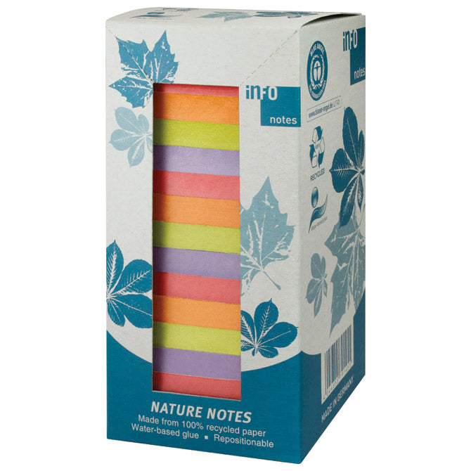 BLOK SAMOLJEPLJIV  75X75MM 16X100L NATURE GLOBAL NOTES 5654-88TW7 SORTIRANO