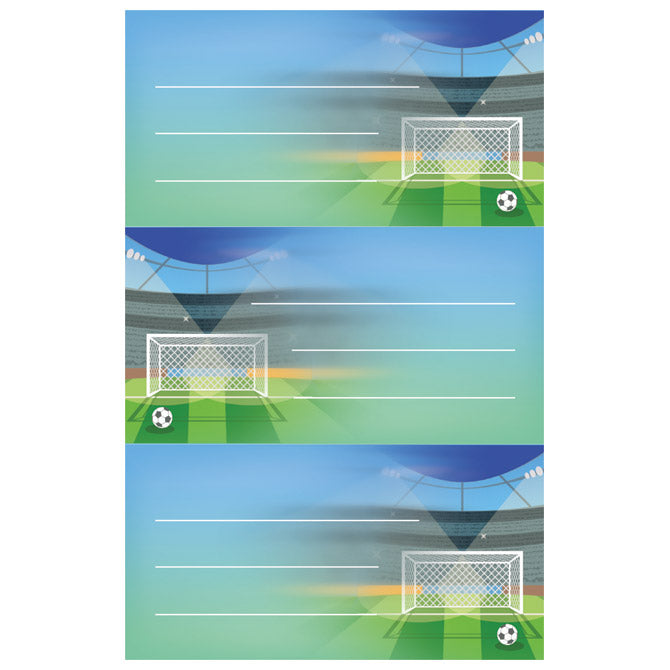 Etikete školske papir nogomet herlitz 50034307 blister