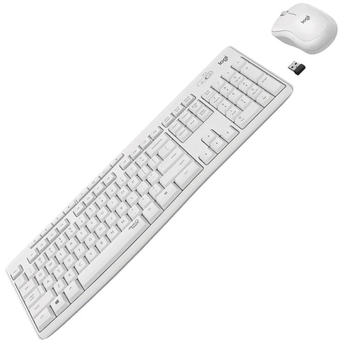 TIPKOVNICA  PLUS  MIŠ BEŽIČNI MK295 LOGITECH BIJELA