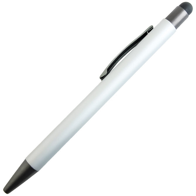 Kemični kovinski svinčnik gumiran plus touch pen yfa 2665c bergen sha.srebrno/antracit