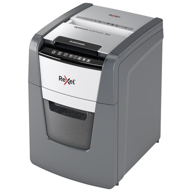 UNIŠTAVAČ DOKUMENTACIJE  90 (RUČNO 8) LISTOVA CROSSCUT OPTIMUM AUTO FEED PLUS   90X REXEL 2020090XEU