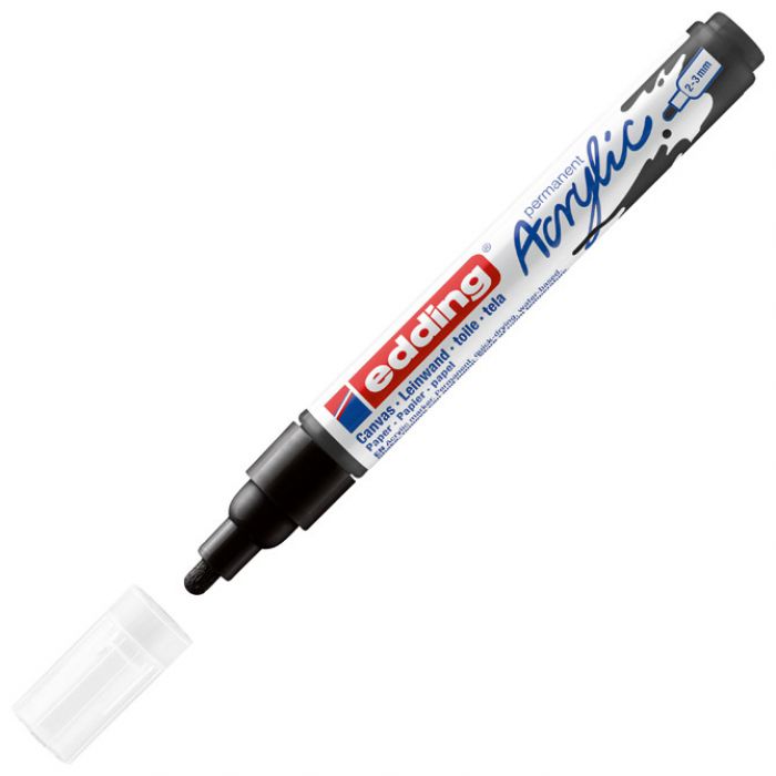MARKER AKRILNI 2-3 MM EDDING 5100901 CRNI